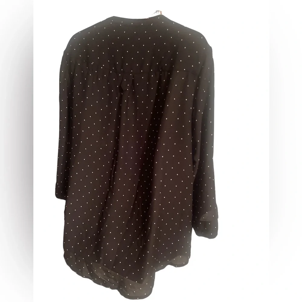 Harper Georgette Pullover 3/4 Sleeve Blouse - Picture 8 of 10